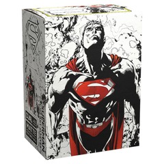 Dragon Shield Sleeves: Dual Matte Superman (black & white w/ red) AT-16076